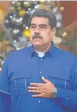 ?? // EFE ?? Nicolás Maduro en Caracas