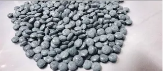  ??  ?? Fentanyl is up to 100 times more potent than morphine and can be lethal even in small doses. This year’s death toll for fentanyl- related overdoses is on track to double that of 2014, with about 300 expected by Jan. 1.