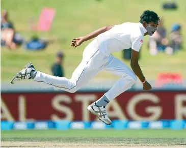  ?? GETTY IMAGES ?? Speedster Dushmantha Chameera took nine wickets in Hamilton in 2015 but is still working his way back to full pace after a layoff.