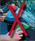  ??  ?? Wexford’s hosepipe ban has now been extended until Sunday, September 30.