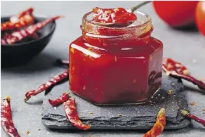  ??  ?? Chili sauce can liven up a cheese or egg dish.