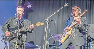  ??  ?? Rockpile veteran Billy Bremner, left, plays his only Scottish gig next Friday.