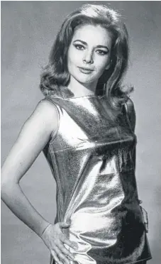  ??  ?? Karin Dor, who began acting profession­ally at 17, had roles in the television series “Ironside” and “The FBI.”
| DPA VIA AP