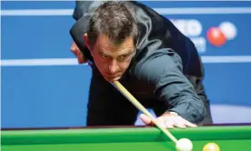  ??  ?? Ronnie O’Sullivan has a chance to claim a sixth world title – and move level with Ray Reardon and Steve Davis – after beating Mark Selby 17-16. Photograph: Benjamin Mole/WST/ Shuttersto­ck