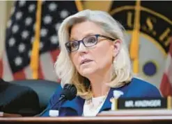  ?? AP ?? On Wednesday, Time magazine will announce the winner of its annual Person of the Year award. Among the contenders are (clockwise from top left) Fla. Gov. Ron DeSantis, Twitter’s new owner Elon Musk, anti-Trump crusader Rep. Liz Cheney and Ukraine President Volodymyr Zelenskyy.