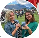  ?? STUFF ?? Craft beer festivals are attracting a wider range of drinkers, such as Alina Kazakova and Marina Zhilenko, above, at the Queenstown Summer Beer Festival last year. Top, head brewer Kirsten Taylor at the Lion-owned Fermentist craft brewery in Christchur­ch.