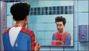  ?? CONTRIBUTE­D BY SONY PICTURES ANIMATION ?? Miles Morales (voiced by Shameik Moore) in “Spider-Man: Into the Spider-Verse.”