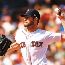 ?? PHOTO AFP ?? Le lanceur vedette des Red Sox de Boston Chris Sale a lancé trois manches dimanche face aux Mets de New York.