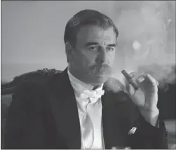  ?? THE ASSOCIATED PRESS/ENCORE ?? Chris Noth as J.P. Morgan in Titanic: Blood and Steel, the 12-part miniseries that airs Wednesday nights on CBC. Noth says the moustache is fake. ‘I don’t
think I have the hormones to grow one like that,’ he jokes.