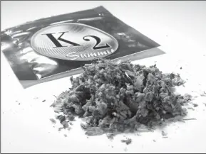  ?? CHRISTOPHE­R SMITH/CHICAGO TRIBUNE FILE PHOTOGRAPH ?? Synthetic marijuana, also known as K2, as seen in 2010.