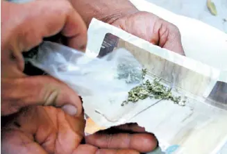  ??  ?? La SSG aseguró que la marihuana causa una fuerte adicción.