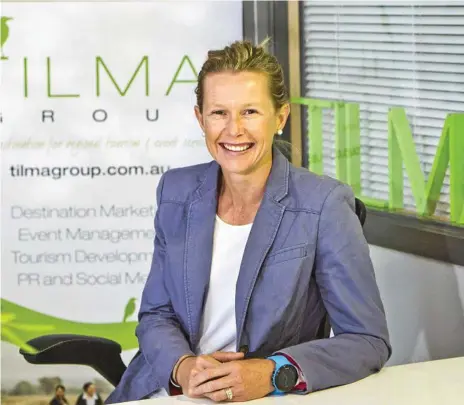  ?? Photo: Nev Madsen ?? BIG HONOUR: Director of the Tilma Group, Linda Tillman, has been named as one of the Queensland Government’s 100 Faces of Small Business.