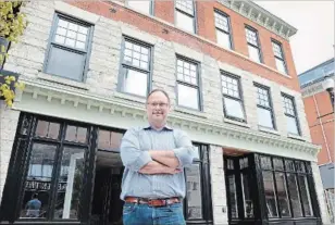  ?? CATHIE COWARD SPECTATOR FILE PHOTO ?? Jason Cassis on King William Street out front of The French.