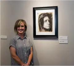  ?? (Special to The Commercial) ?? Crystal Jennings received Best in Show in the 2021 Pine Bluff Art League Exhibition for “Night Music,” charcoal on antique paper. The awards were presented during a reception Thursday at the Arts & Science Center for Southeast Arkansas.
