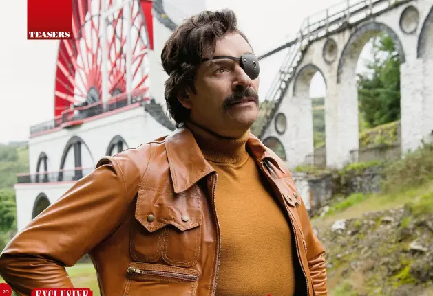  ??  ?? lean patch Julian Barratt as the struggling actor reliving his one big role: super-sleuth Mindhorn. Andrea Riseboroug­h (below) as Manx cop DC Baines.