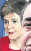  ??  ?? COURT Nicola Sturgeon and Alex Salmond