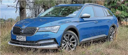  ?? PHOTOS: DAMIEN O’CARROLL ?? Take one handsome and extremely capable Skoda Superb wagon, add some minor off-road capability and you get the new Superb Scout.
