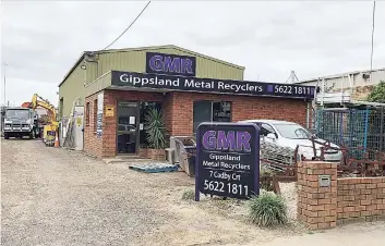  ?? ?? Gippsland Metal Recyclers pay for selected items and offer free walk-in bin services