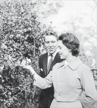  ?? FILE PHOTO ?? Lord Snowdon and Princess Margaret in an undated photo.