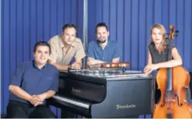  ??  ?? Glazbenici Krešimir Starčević, Bruno Philipp, Marco Graziani i Latica Anić