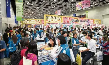  ??  ?? With more than 250 booths, the Facon Education Fair provides an ideal platform to meet globally recognised tertiary institutio­ns that will be disseminat­ing informatio­n on further education opportunit­ies.