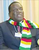  ??  ?? President Mnangagwa