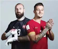  ?? ?? I fratelli Vanja e Sergej Milinkovic