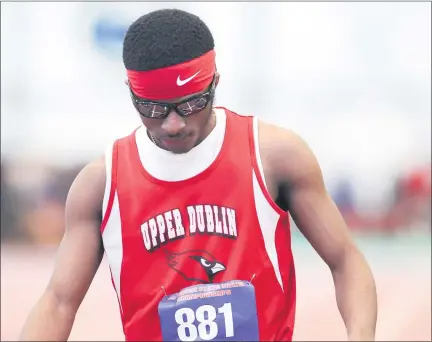  ?? SUBMITTED PHOTO ?? Jaden Price-Whitehead of Upper Dublin was selected as Gatorade PA Boys Track and Field Athlete of the Year.