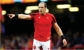  ?? ?? Alun Wyn Jones, pictured playing against New Zealand before his injury, will miss the rest of Wales’s autumn Tests. Photograph: Steve Haag Sports/Shuttersto­ck