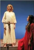  ?? CONTRIBUTE­D PHOTO ?? Jesus, played by Aaron LaVigne, and Mary Magdalene, played by Chelsey Lynn Alfredo, appear in Seven Angels Theatre’s production of “Jesus Christ Superstar.”