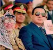  ??  ?? Rais L’ex presidente egiziano Hosni Mubarak (a destra), morto a 91 anni