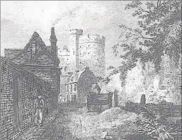  ?? Picture: Paul Crampton ?? Canterbury in the 19th century - this engraving depicts Pound Lane