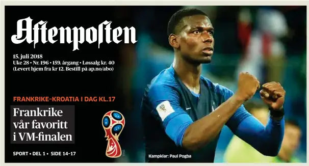  ??  ?? Kampklar: Paul Pogba