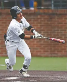  ?? THE ASSOCIATED PRESS/FILES ?? Toronto draft pick Austin Martin had a .392 average with Vanderbilt in 2019 as they won the College World Series.