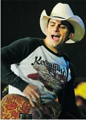 calgary herald stampede brad saddledome paisley rocks stage 2005 country music his archive