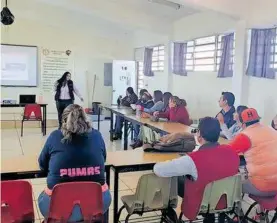  ?? CORTESÍA: GOBIERNO DEL ESTADO ?? Se inició con visitas a escuelas en donde se imparte la plática Conflicto en el Aula