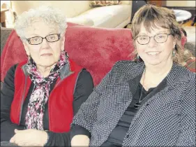  ?? LYNN CURWIN/TRURO DAILY NEWS ?? Jeanne Sarson, left, and Linda Macdonald continue their battle against, and recognitio­n of, non-state torture. They recently presented to the United Nations’ Human Rights Council.