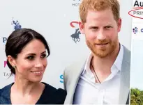  ??  ?? Sensible alternativ­e: Meghan and Harry