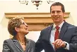  ?? TORONTO STAR FILE PHOTO ?? Kathleen Wynne and her predecesso­r Dalton McGuinty in 2013. R apidly rising energy prices hampered the political fortunes of both premiers.