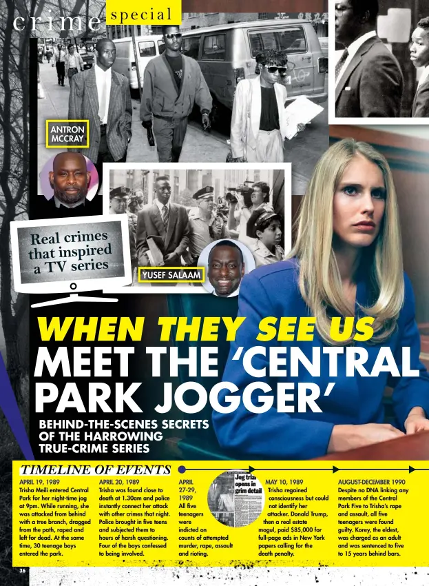 WHEN THEY SEE MEET THE 'CENTRAL PARK JOGGER' - PressReader