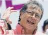  ?? FOTO: DPA ?? Gustavo Petro, linker Präsidents­chaftskand­idat in Kolumbien.