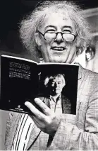  ?? IRISH INDEPENDEN­T, VIA ASSOCIATED PRESS ?? Ireland’s bard, Seamus Heaney, here in 1993, was one of the leading poets in the world.