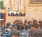  ?? FOTO ESPECIAL ?? El Senado de Colombia aprobó la totalidad del Proyecto de Ley de Regalías.