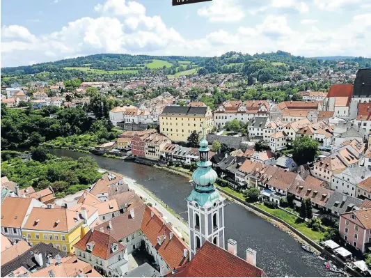  ?? Pictures: Lesley Stones ?? ONE STOP Ceský Krumlov in the Czech Republic is worth a look.