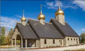  ?? Photo by Ed Helmick ?? The Saints Peter and Paul Eastern Orthodox Church in Payson.