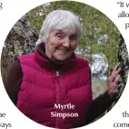  ??  ?? Myrtle Simpson