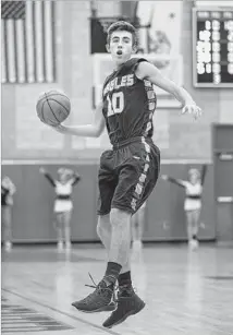  ?? Robert Gauthier Los Angeles Times ?? SANTA MARGARITA’S Jake Kyman is averaging 15 points and 6.2 rebounds a game while shooting 57% for the Eagles.