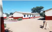  ?? Pictures: John Manzongo ?? Some of the classroom blocks at Kakora Primary School painted through First Lady Auxillia Mnangagwa’sinitiativ­e of ploughing back to the community she grew up in Chiweshe. —