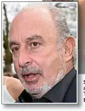  ??  ?? Sir Philip Green, inset, and fashion chain Topshop, part of his faltering retail empire
