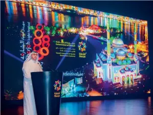  ??  ?? Breathtaki­ng light shows will highlight the aesthetics of Sharjah’s architectu­ral landscape.
